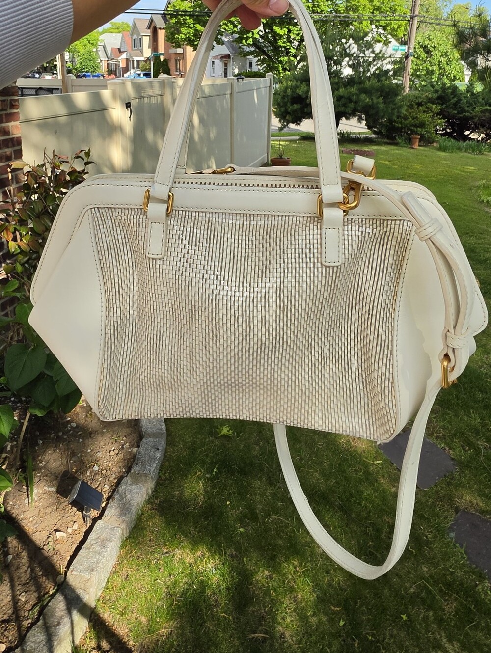 Marc By Marc Jacobs  Werdie Weavy Satchel - Picture 2 of 12